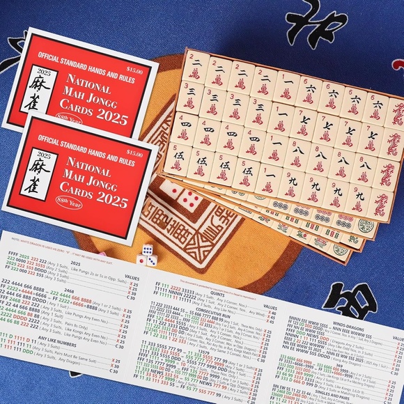 Set of Two National Mah Jongg Cards 2025 - Picture 5 of 7